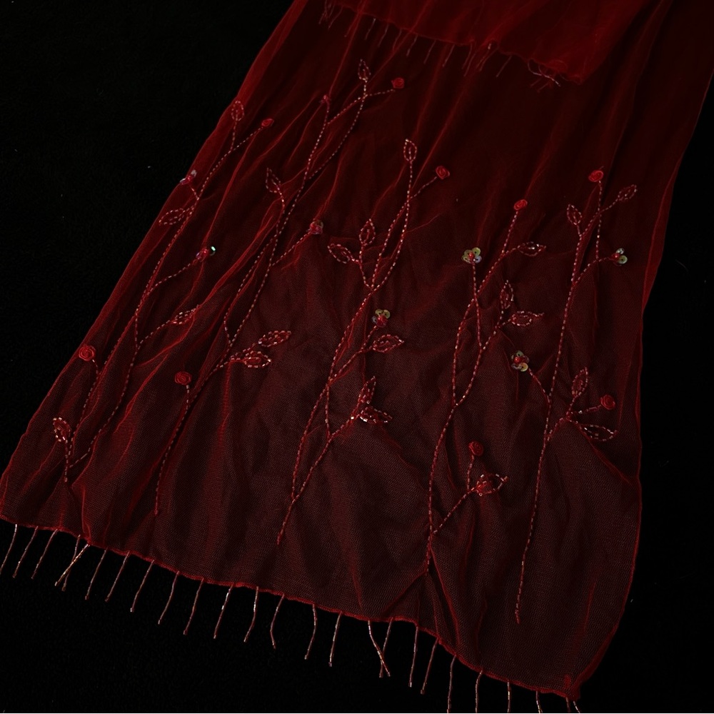 Red scarf